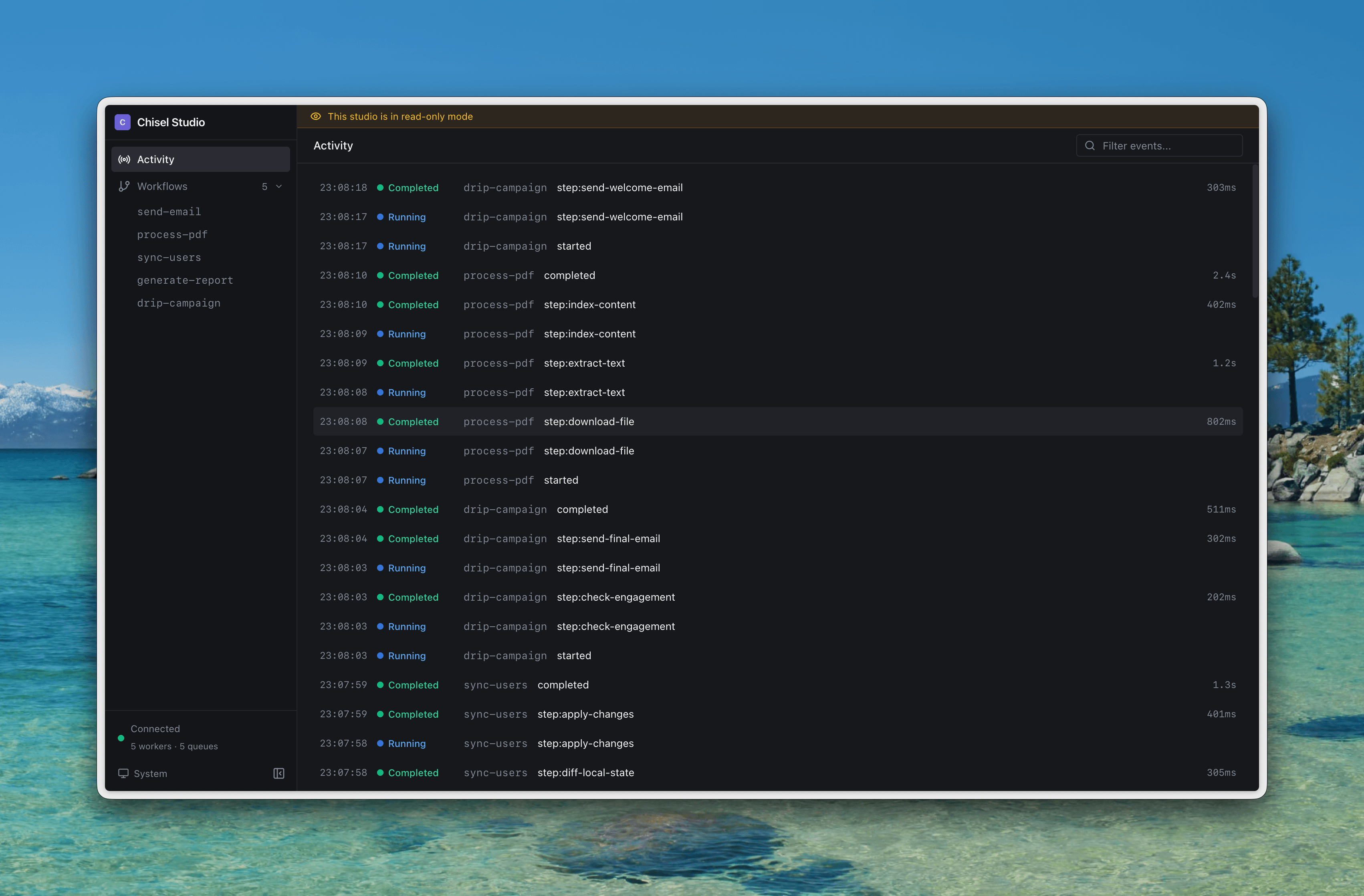 studio home page image